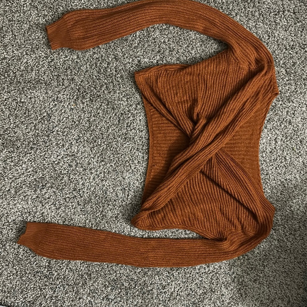 Knitted fall sweater